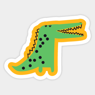 Cute crocodile Sticker